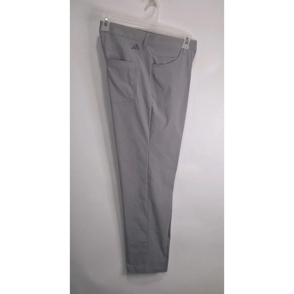 Adidas Mens 38x30 Ultimate365 Performance 5 Pocket Golf Pants Stretch Waist Grey